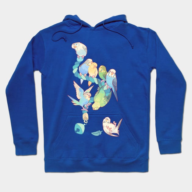 Budgie bunch bubblegum ice cream flavored Hoodie by Colordrilos